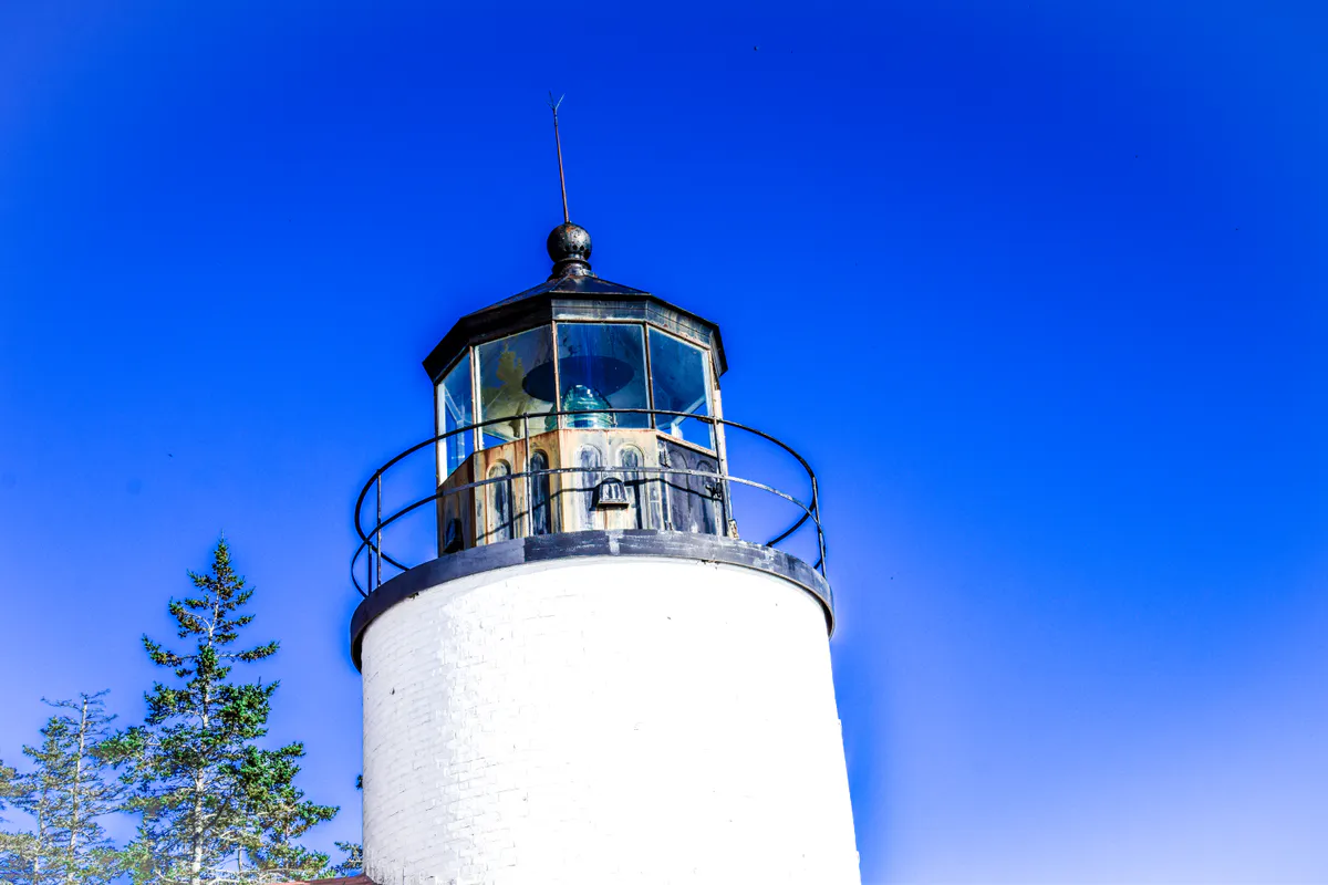 Bass Harbor Head Lighthouse on the southern tip of Mount Desert Island