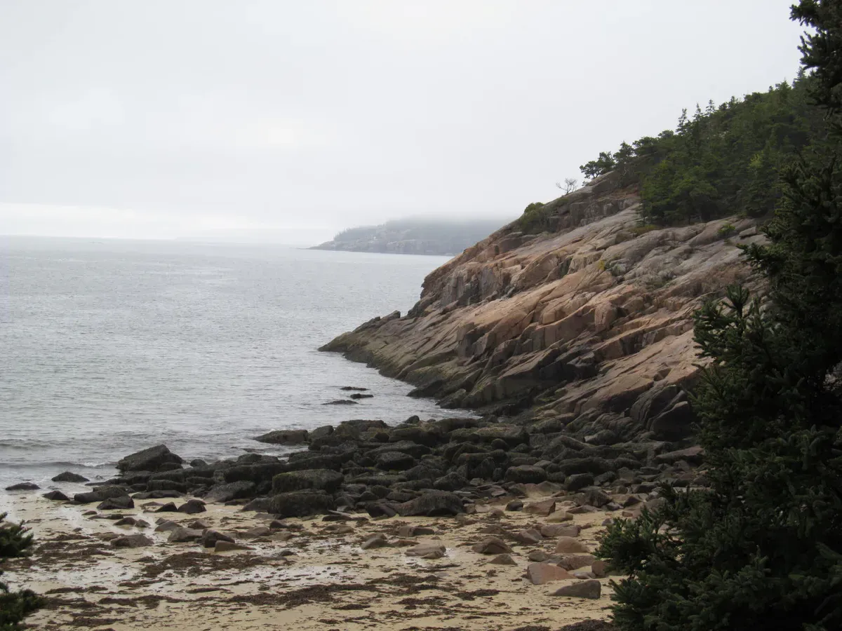 Sand Beach in Acadia National Park