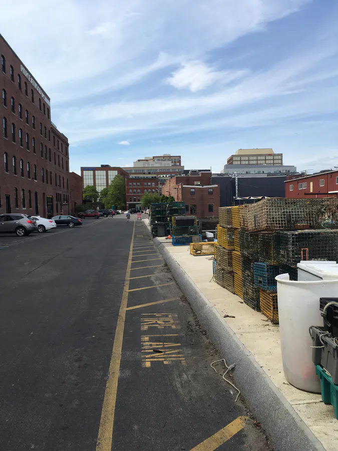 Merrill's Wharf in Portland's working waterfront